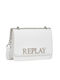 Replay Damen Tasche Crossbody Weiß