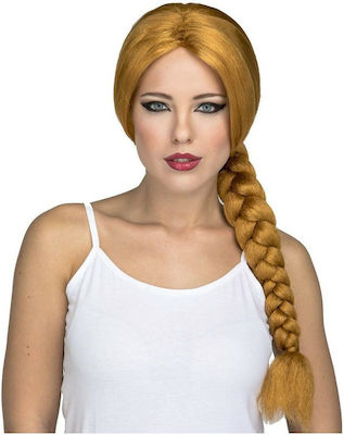 Carnival Wig with Braid Twisted Blond