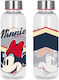 Minnie Mouse Детски Термос Minnie Пластмасов с Сламка Червен 850ml