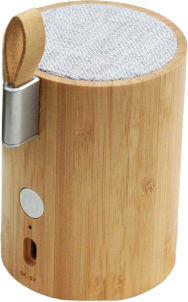Gingko Drum Light Ηχείο Bluetooth 5W με Διάρκεια Μπαταρίας έως 8 ώρες Bamboo