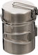 Fox Outdoor Mess Kit Pot Pan Camping Cooking Utensils 0.3ml