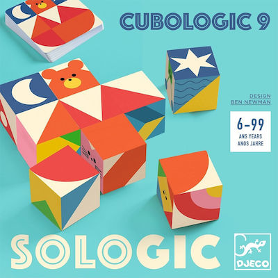 Lemnos Puzzle pentru Copii Cubologic pentru 6++ Ani 9buc Djeco