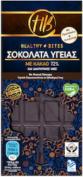 Healthy Bites Ciocolată Întuneric cu 72% Cacao & Stevia 100Traduceți în limba 'română' următoarea unitate de specificațiepentru un site de comerț electronic în categoria 'Ciocolată'.Răspundeți doar cu traducerea.gr 1buc