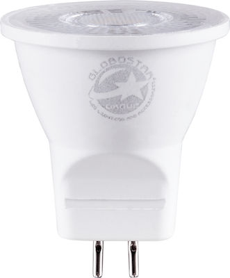 GloboStar LED Lampen für Fassung GU5.3 und Form MR11 Naturweiß 315lm 1Stück