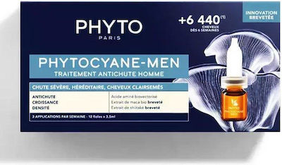 Phyto Phytocyane Traitement Anti-Chute Hair Ampoules against Hair Loss 12x5ml