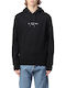 Sweatshirt mit Kapuze Schwarz