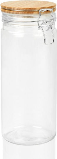 Andrea House General Use Glass Jar with Airtight Lid Transparent