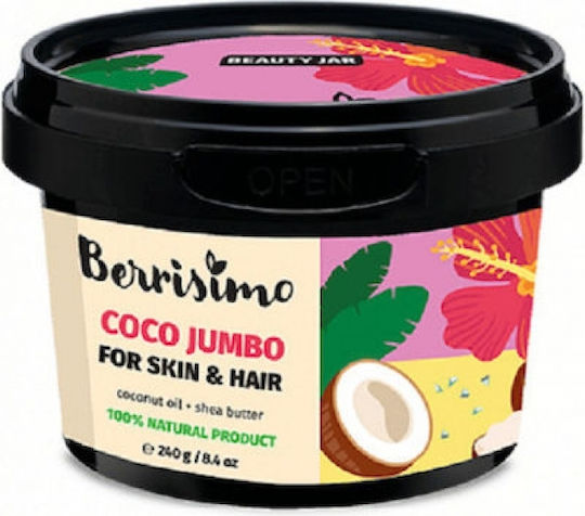 Beauty Jar Berrisimo Coco Jumbo Ενυδατικό Butter Σώματος με Άρωμα Καρύδα 240ml