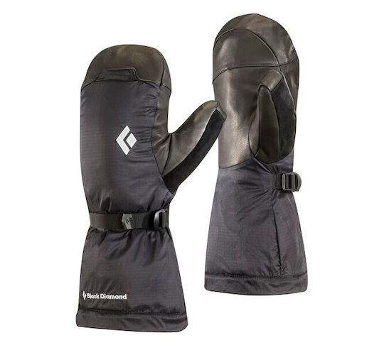 Black Diamond Absolute Bergsteigen Handschuhe Klettern und Bergsteigen mit wasserdichtem Schutz Schwarz