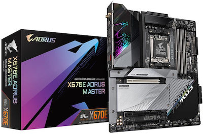 Gigabyte X670E Aorus Master rev. 1.0 Wi-Fi Placă de bază ATX extins cu AMD AM5 Socket