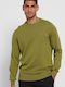 Funky Buddha Herren Langarm-Pullover Green Mose