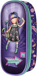 Santoro Up and Away Pencil Case with 1 Compartment Purple