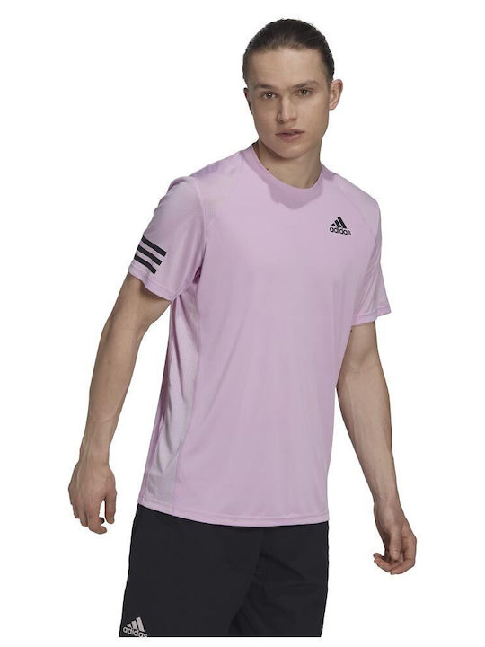 adidas Club HN3905 Ανδρική Μπλούζα Μωβ