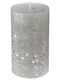 Fééric Lights and Christmas Christmas Silver Candle 12cm