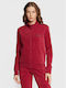 Women's Sweatshirt Jacket Red