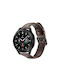 Dux Ducis Leather Wristband Business Version Strap Leather Dark Brown (Galaxy Watch / Huawei Watch / Honor Watch (20mm band))