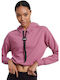 BodyTalk Women's Cropped Hooded Sweatshirt Pink