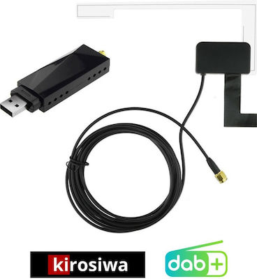 Kirosiwa DAB+ Ψηφιακός Δέκτης Ραδιοφώνου Αυτοκινήτου DAB-062