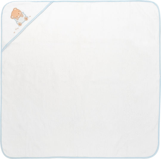 Kikka Boo Baby-Badetuch mit Kapuzen 90x90cm