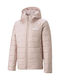 Kinder Sportjacke Kurz mit Kapuze Rosa