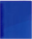 Typotrust Mappe mit 4 Ringen für Papier A4 Blau...