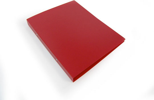 Skag Clipboard with 4 Rings 4/20 for Paper A4 Red 1pcs