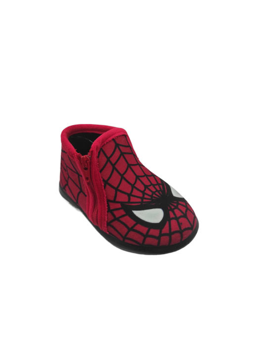 Adam's Shoes Kids Slipper Ankle Boot Red 1--38