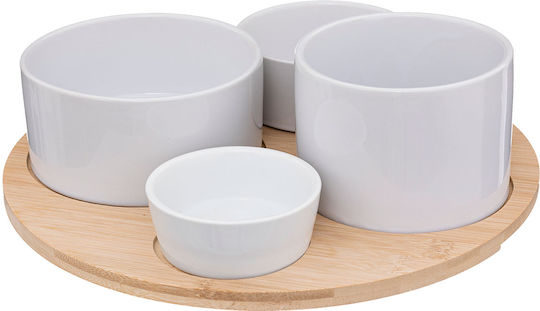 Keramik Ordnungshüter 4 Schlitze Weiß Ø33.5xH10cm 1Stück Keramik Ordnungshüter 4 Schlitze Weiß Ø33.5xH10cm 1Stück