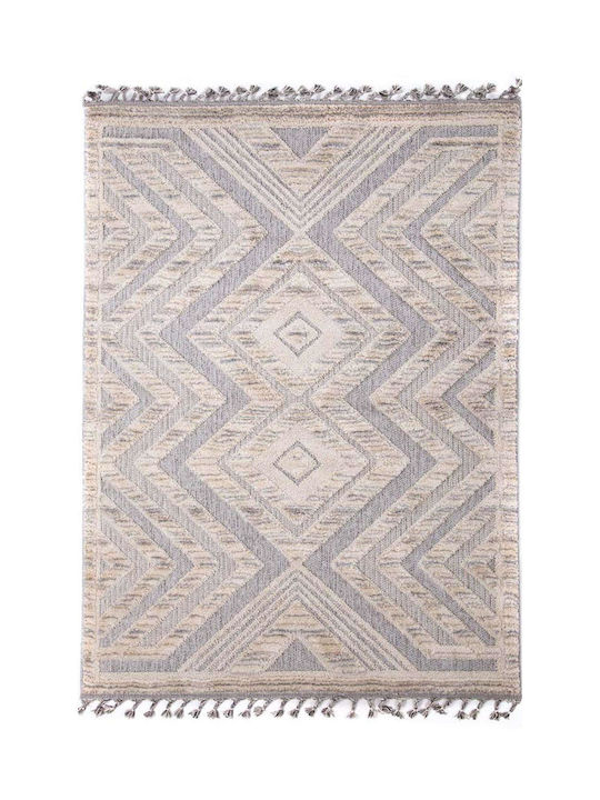 Royal Carpet La Casa 723A Χαλί Ορθογώνιο με Κρόσια White / Light Gray