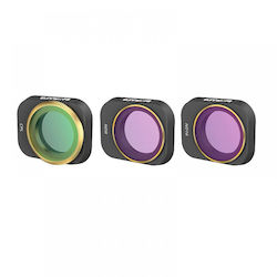 Sunnylife CPL / ΝD Σετ Φίλτρα Φακών για DJI Mini 3 Pro 3τμχ