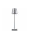 GloboStar Nega Outdoor Floor Lamp LED 2.2W with Warmes Weiß Light IP44 Silber