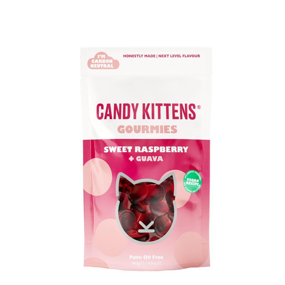 Candy Kittens Ζαχαρωτά Gourmies με Γεύση Sweet Raspberry and Guava