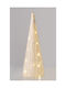 Beleuchtet Weihnachtsdekoration Baum Kegel 50cm Batterie Weiß