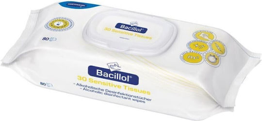 Hartmann Bacillol 30 Sensitive Reinigungstücher mit desinfizierender Wirkung 1x80 Stück