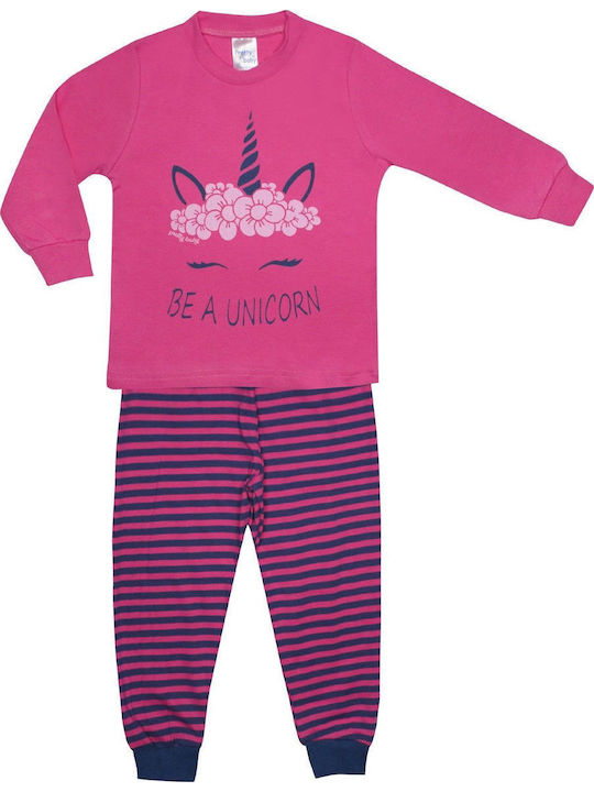 Pretty Baby Kinder Schlafanzug Winterlich Fuchsie