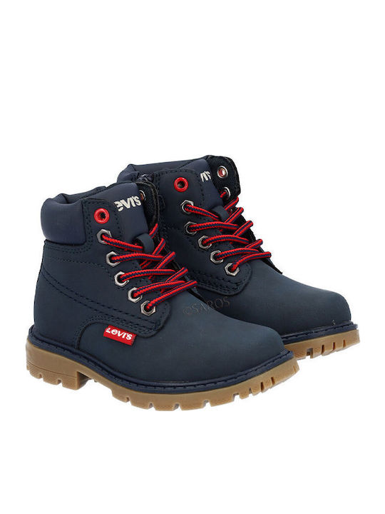 Levi's Jax Plus Παιδικά Αρβυλάκια με Κορδόνια Μπλε