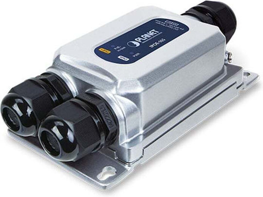 Planet Technology Industrial IP67 1-Port 60W 802.3bt PoE++ Injector (-40~75 degrees C)