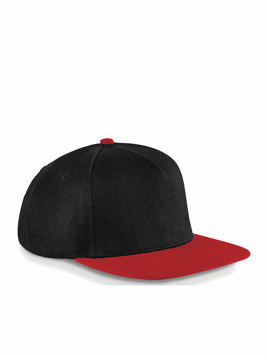 Beechfield Ανδρικό Jockey με Ίσιο Γείσο Black/C...