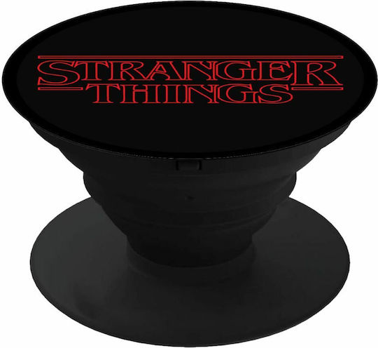 Koupakoupa Pop Socket Κινητού Stranger Things Logo Μαύρο