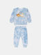 Παιδικό Set de pantaloni de trening Albastru deschis 2buc