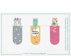 Moses Love Cats Magnetic Semn de carte 031149