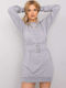 Rue Paris Mini Dress Gray