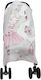 Sevi Bebe Sonnenschirm Kinderwagen Weiß Bamboo Swan