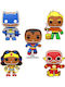 Funko Поп! Герои: Супергероите на DC - Superman / Batman / Aquaman / Wonder Woman / Flash 5-пакет Джинджифилови сладки Специално издание