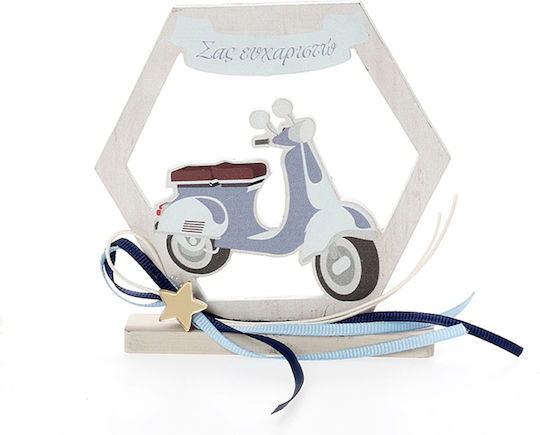 Taufgeschenke mit Dekorativ Vespa aus Holz