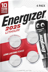 Energizer Μπαταρίες Λιθίου CR2025 3V 4τμχ