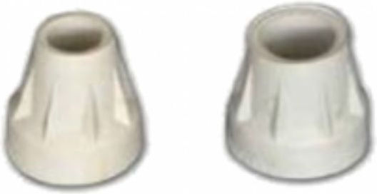 Kifidis Orthopedics Replacement Foot Rubbers for Walkers & Bacteria 1.9cm & 2.1cm White 9.101.21