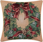 Silk Fashion Christmas Decorative Square Pillow...