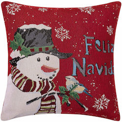 Silk Fashion Weihnachtsdekorativer Kissenbezug Quadratisch 45x45cm