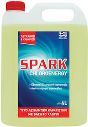 Spark Επαγγελματική Chloroenergy Χλωρίνη σε Υγρή Μορφή με Άρωμα Φρεσκάδα 4lt